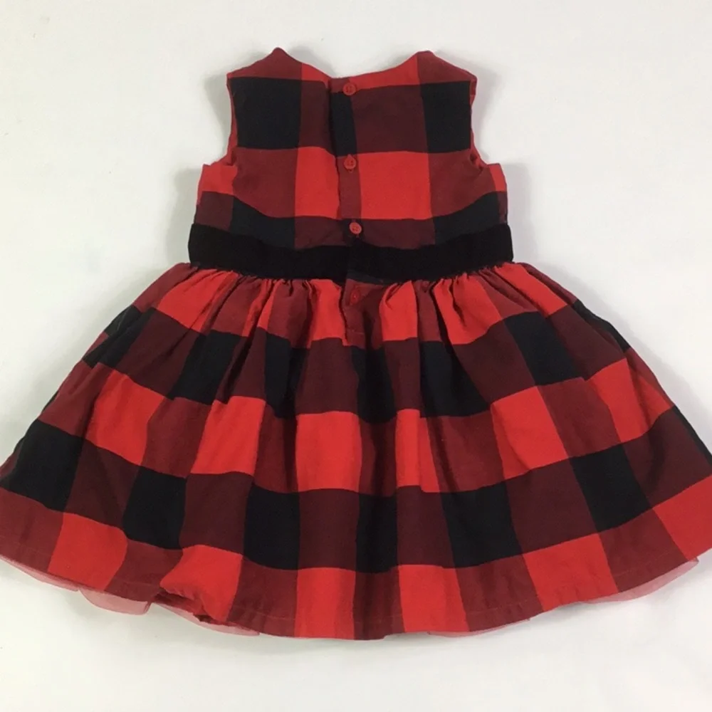Kid Carter’s Dress Red‎ plaid Size 18M